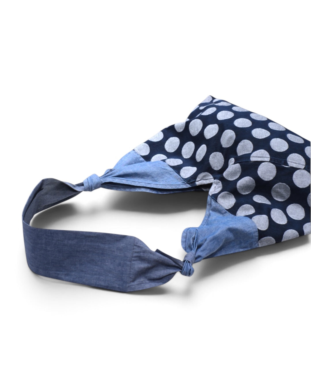 KOJIMA DENIM / INDIGO BLUE  LARGE DOTS / MEDIUM SET
