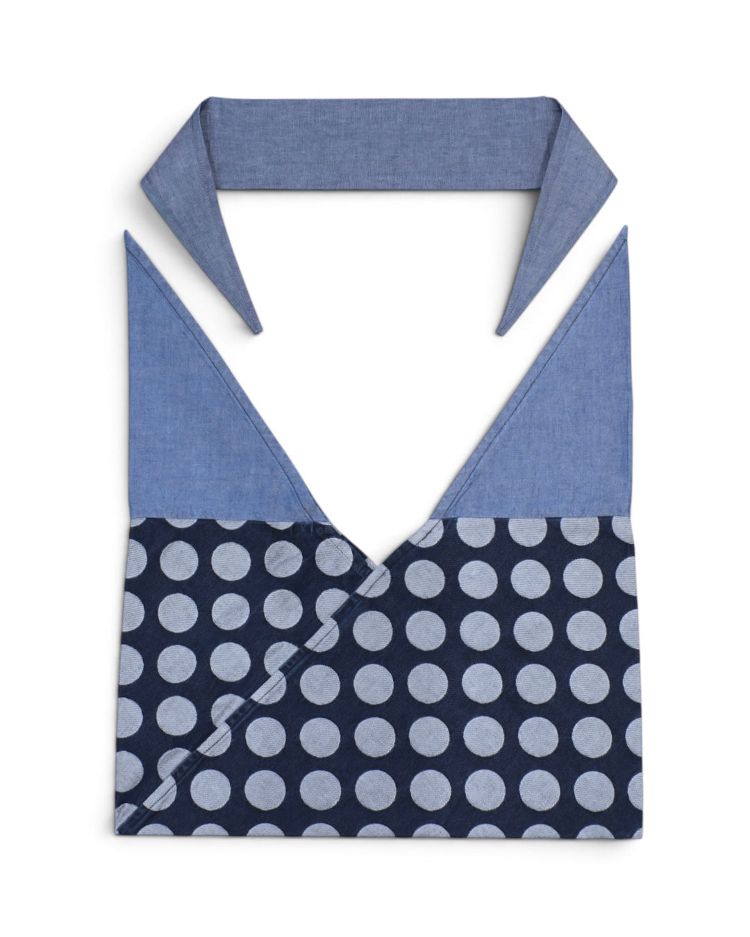 KOJIMA DENIM / INDIGO BLUE  LARGE DOTS / MEDIUM SET