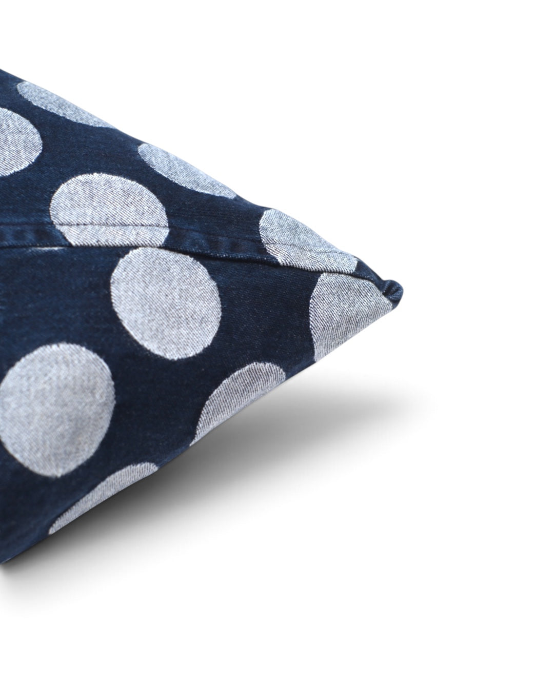 KOJIMA DENIM / INDIGO BLUE  LARGE DOTS / MEDIUM SET
