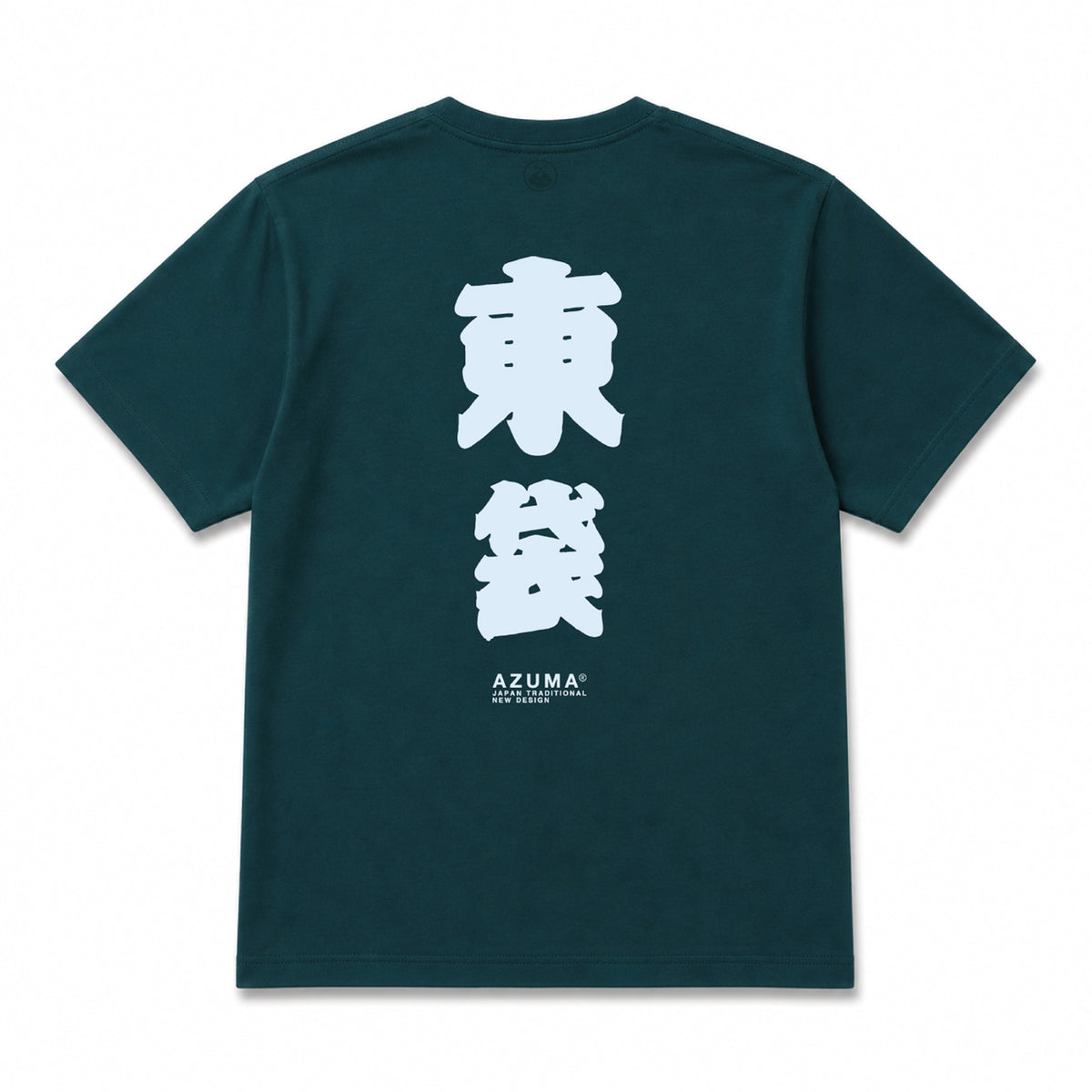 東袋 KANJI T-SHIRT / BLUEGREEN