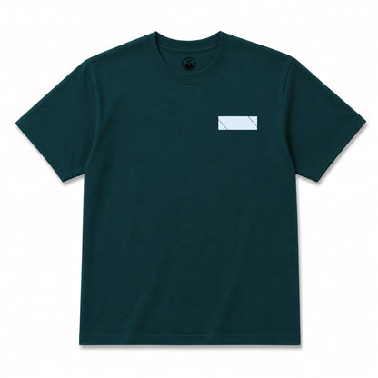東袋 KANJI T-SHIRT / BLUEGREEN